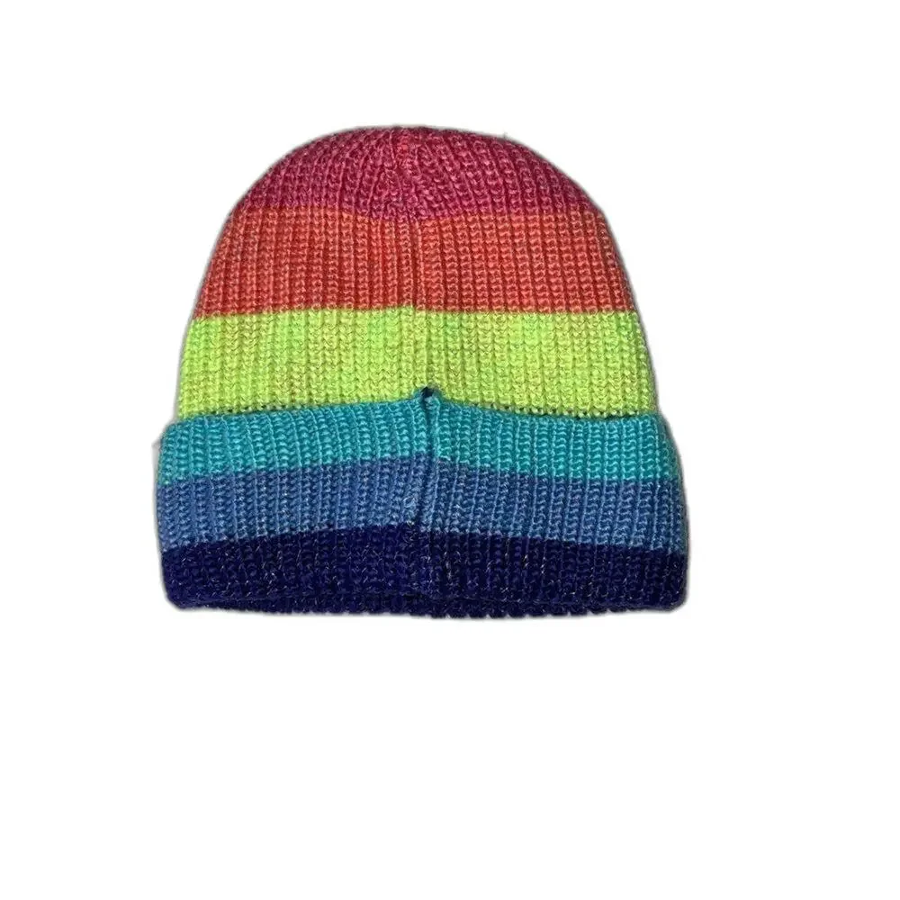Girls Children Place Multicolor Rainbow Glitter Hat Size L / XL